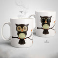 Ceramic Owl Magic Color Change Milk Coffee